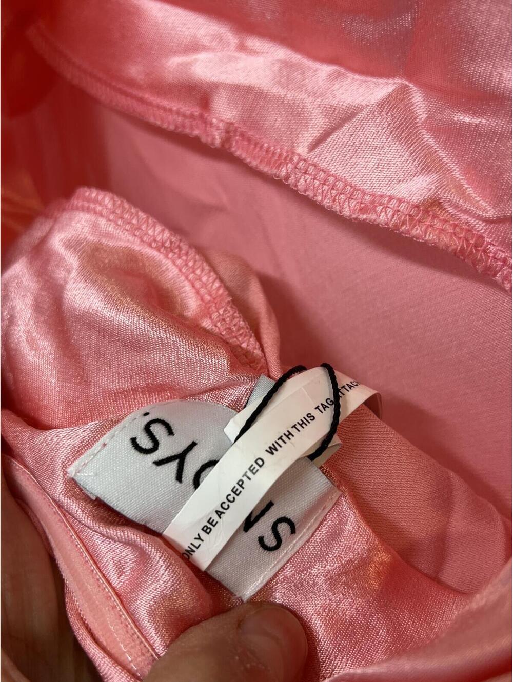 SNDYS X Revolve Angel Strapless Midi Dress in Pink - Picture 7 of 9